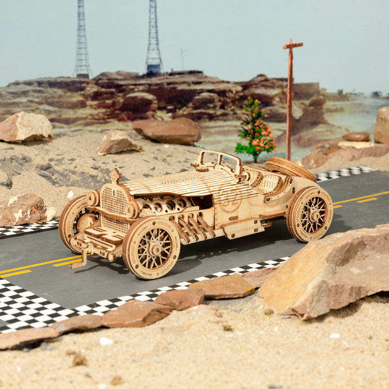 Car 3D Wooden Puzzle Game Assembly Racing Children's Toys