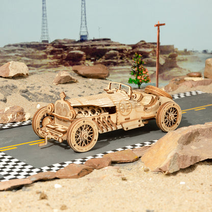 Car 3D Wooden Puzzle Game Assembly Racing Children's Toys