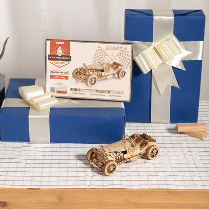 Car 3D Wooden Puzzle Game Assembly Racing Children's Toys